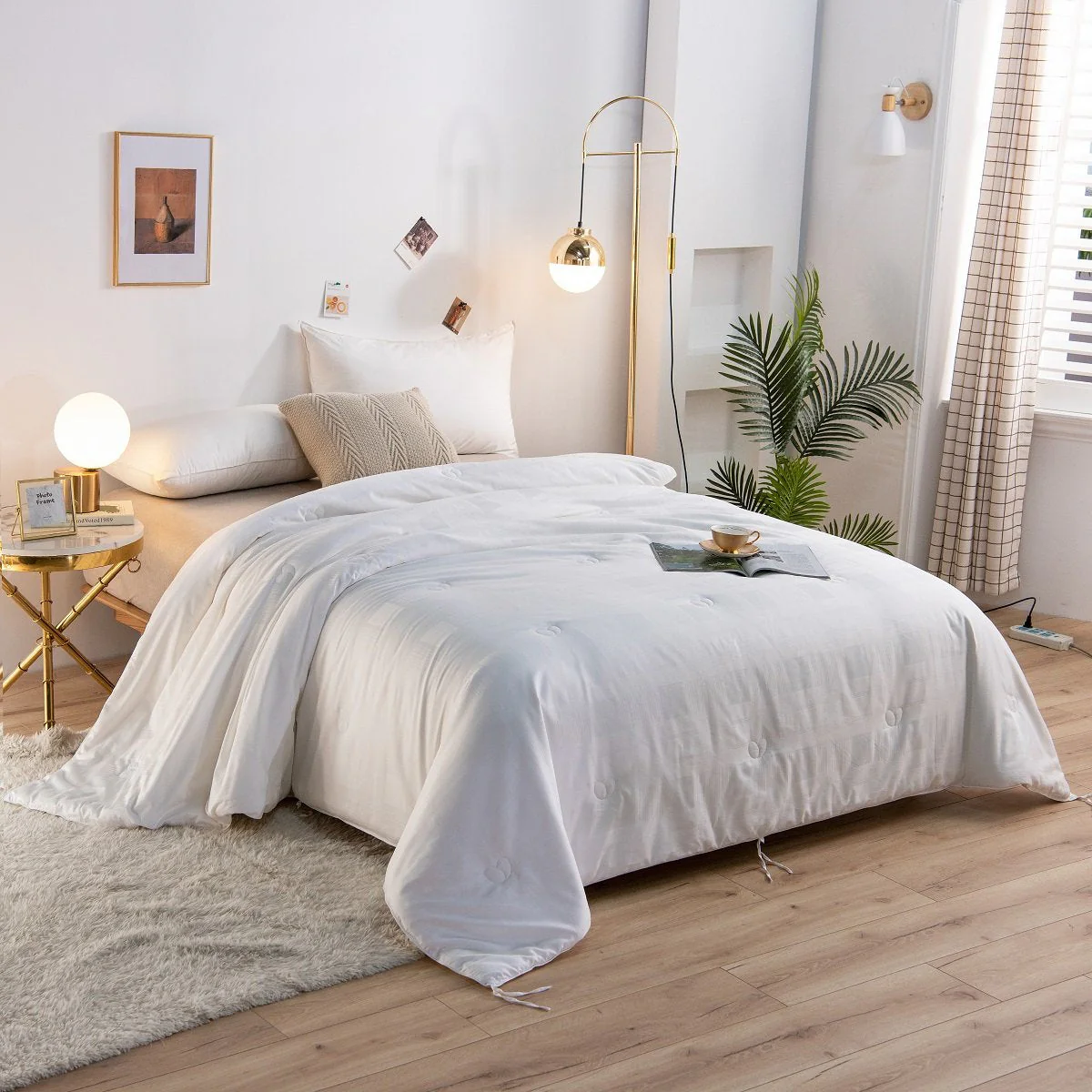 200 x 230 size Tussah Silk All Season Duvet Insert - Image 4