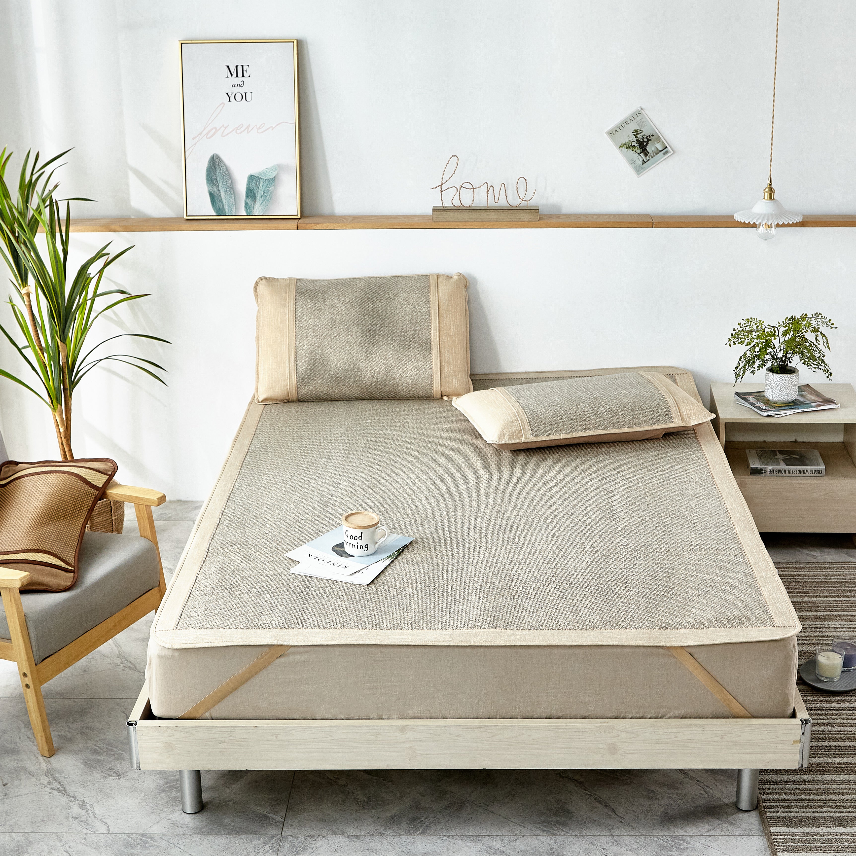 Cool Wave Rattan Summer Mattress Topper Set - Image 3