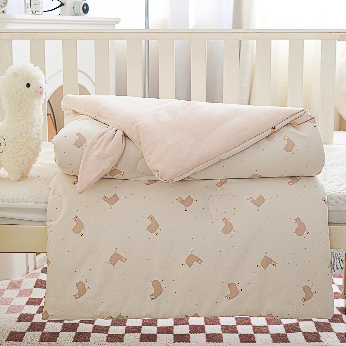 Happy Alpaca Cotton Knitted All Season Comforter - Image 4
