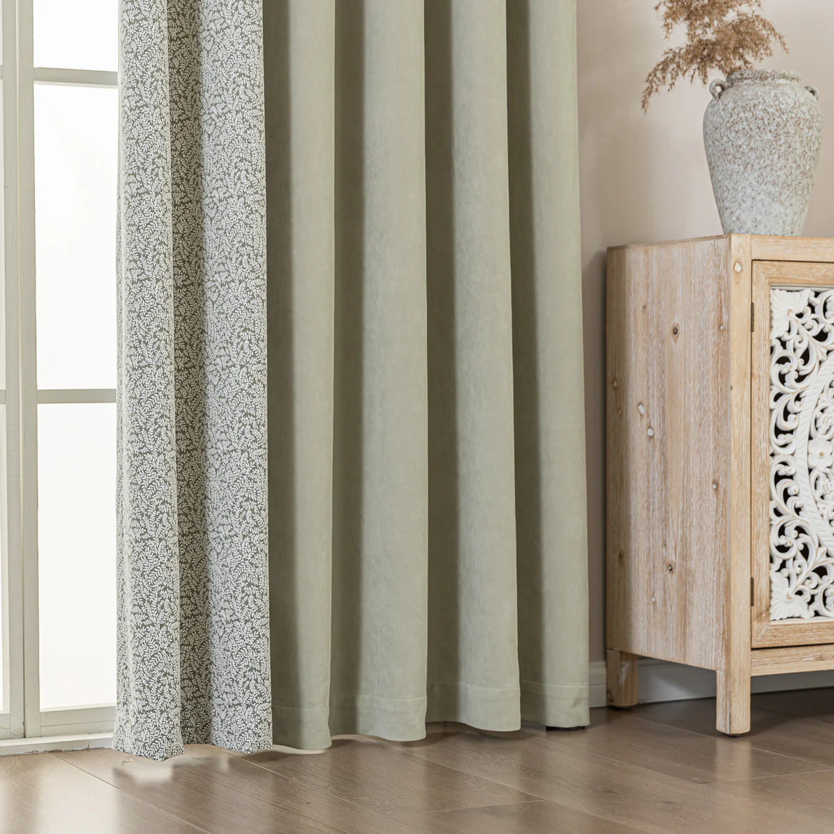 Verdure Leaf Jacquard Curtain - Image 10