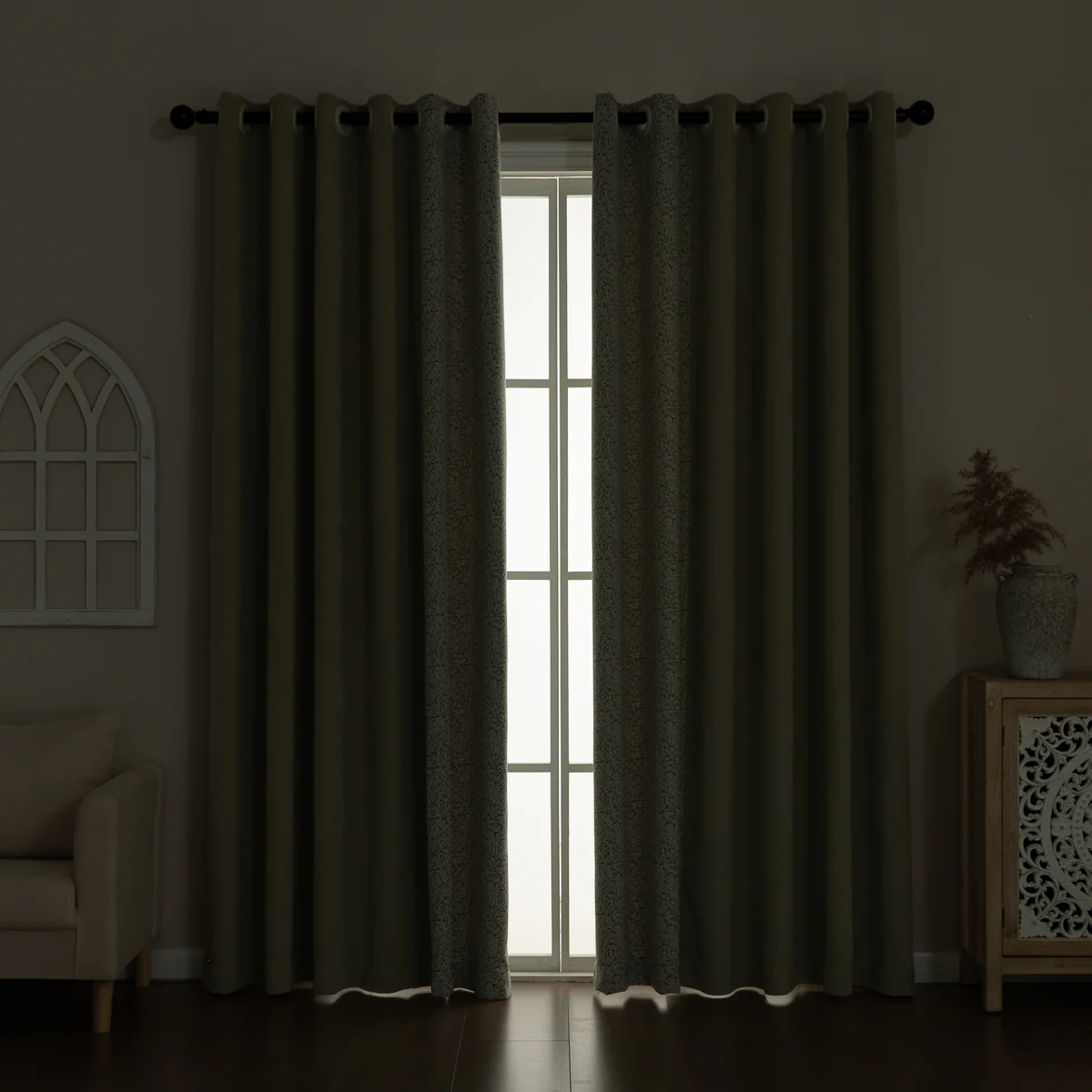Verdure Leaf Jacquard Curtain - Image 13