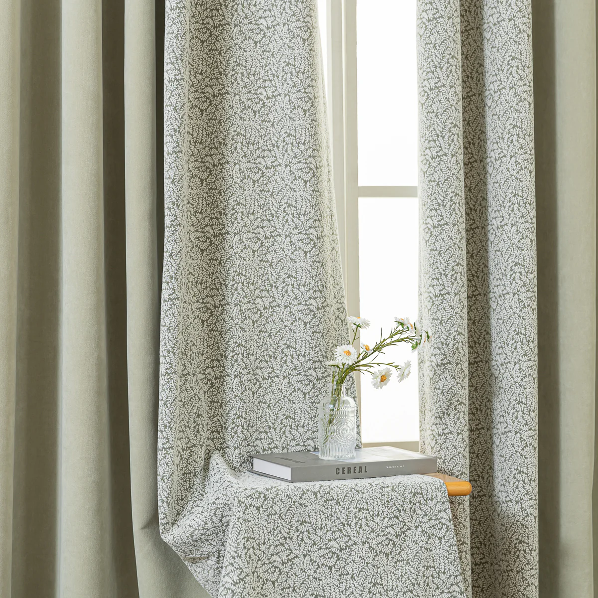 Verdure Leaf Jacquard Curtain - Image 6