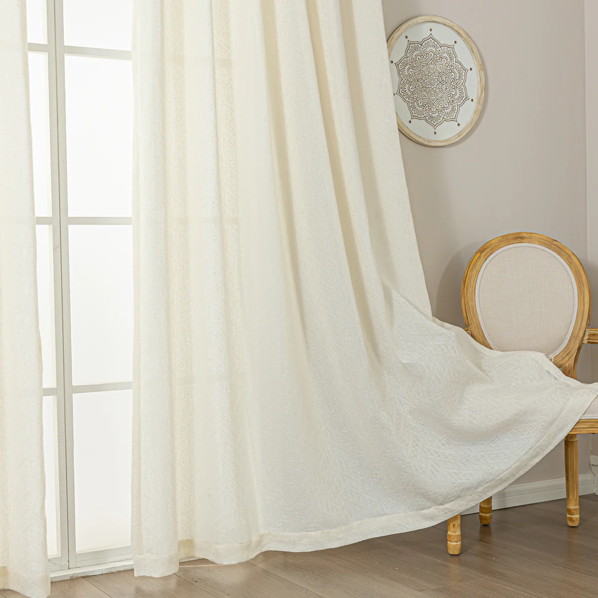 Warp-Weft Sheer Curtain - Image 10