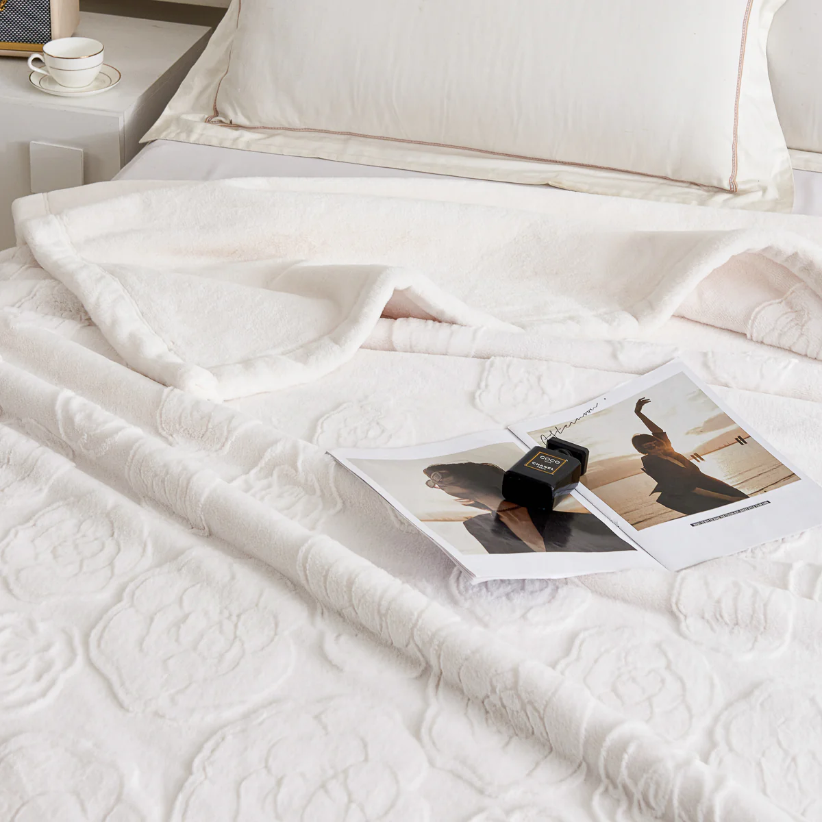 Whitney Luxe Faux Fur Winter Blanket - Image 6